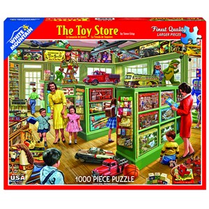 White Mountain (1152PZ) - Steve Crisp: "The Toy Store" - 1000 Teile Puzzle