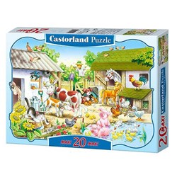 Castorland (C-02214) - "Bauernhof" - 20 Teile Puzzle