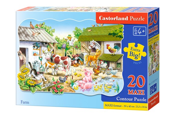 Castorland (C-02214) - "Bauernhof" - 20 Teile Puzzle