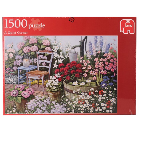 Jumbo (17243) - "A Quiet Corner" - 1500 Teile Puzzle
