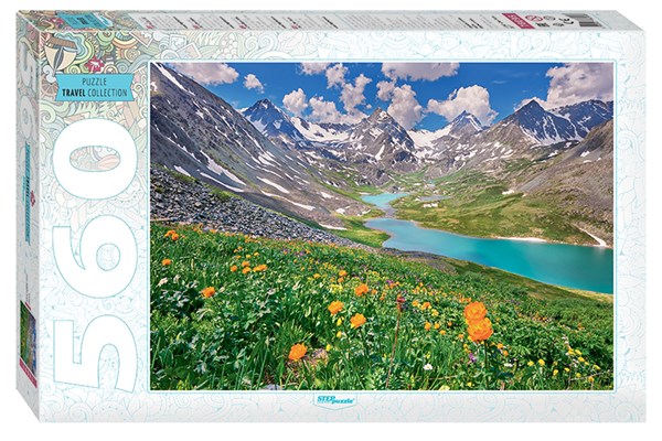 Step Puzzle (78095) - "Das Altai Hochgebirge" - 560 Teile Puzzle