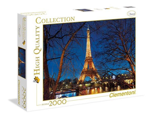 Clementoni (32554) - "Blick auf den Eiffelturm" - 2000 Teile Puzzle