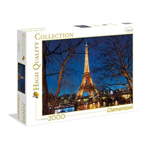 Clementoni (32554) - "Blick auf den Eiffelturm" - 2000 Teile Puzzle
