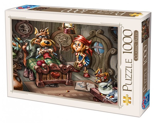 D-Toys (72894-CT02) - Biro Donat: "Rotkäppchen" - 1000 Teile Puzzle