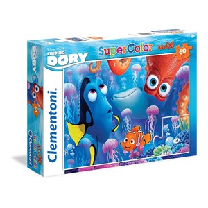 Clementoni (26582) - "Schwimmen mit den Freunden" - 60 Teile Puzzle