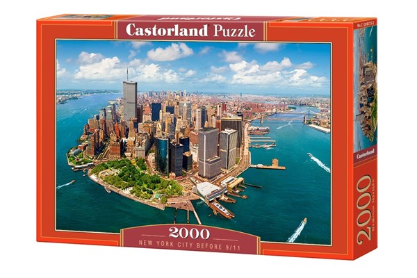 Castorland (C-200573) - "New York City vor 9/11" - 2000 Teile Puzzle