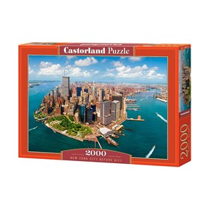Castorland (C-200573) - "New York City vor 9/11" - 2000 Teile Puzzle