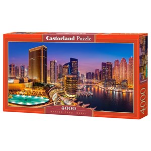 Castorland (C-400195) - "Yachthafen von Dubai" - 4000 Teile Puzzle