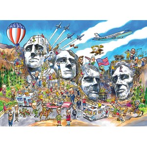 Cobble Hill (57175) - "Mount Rushmore" - 1000 Teile Puzzle