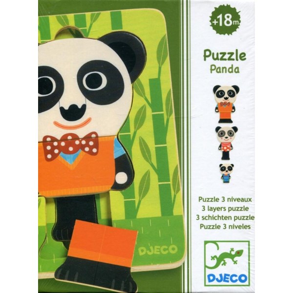 Djeco (01471) - "Panda" - 6 Teile Puzzle