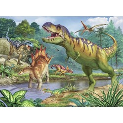 Ravensburger (13695) - "Welt der Dinosaurier" - 100 Teile Puzzle