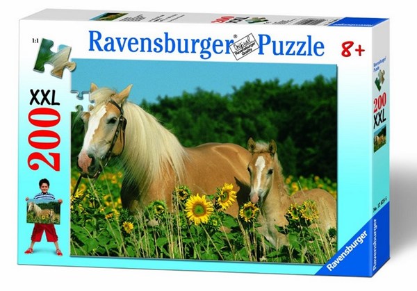 Ravensburger (12628) - "Pferdeglück" - 200 Teile Puzzle