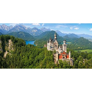 Castorland (C-400218) - "Blick auf Schloss Neuschwanstein" - 4000 Teile Puzzle
