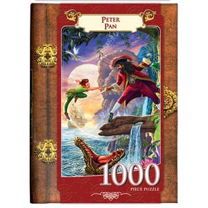 MasterPieces (71660) - Steve Crisp: "Peter Pan (Book Boxes)" - 1000 Teile Puzzle
