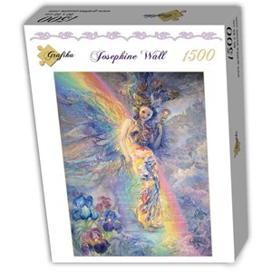 Grafika (T-00290) - Josephine Wall: "Iris, Keeper of the Rainbow" - 1500 Teile Puzzle