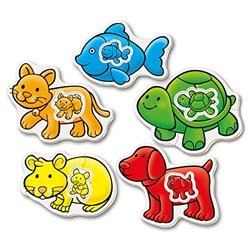 Educa (14864) - "Domestic Animals" - 2 3 4 Teile Puzzle