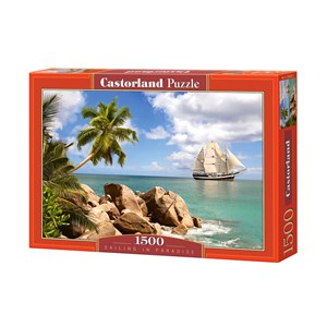 Castorland (C-150526) - "Segeln im Paradies" - 1500 Teile Puzzle