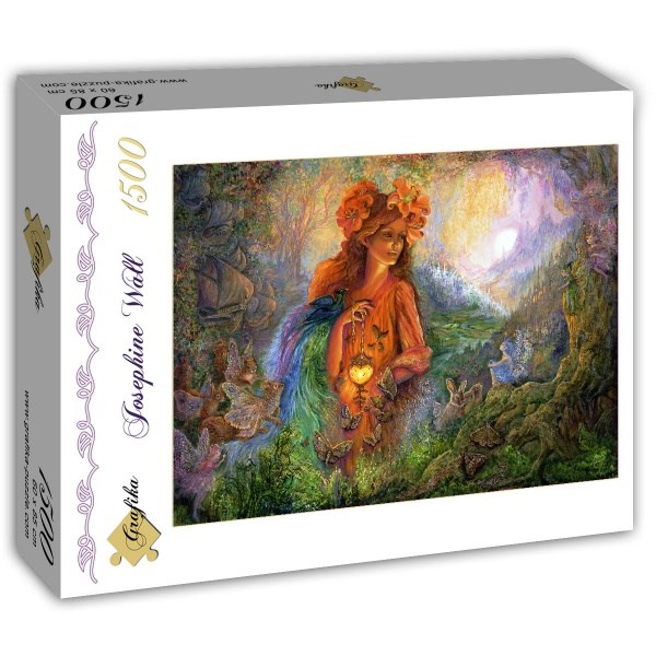 Grafika (T-00368) - Josephine Wall: "Lighting the Way" - 1500 Teile Puzzle