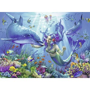 Ravensburger (13678) - "Leuchtendes Unterwasserparadies" - 200 Teile Puzzle