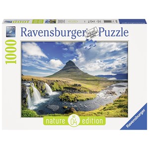 Ravensburger (19539) - "Nature Edition N°4: Wasserfall von Kirkjufell, Island" - 1000 Teile Puzzle