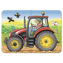Ravensburger (06954) - "Bei der Arbeit" - 2 4 6 8 Teile Puzzle