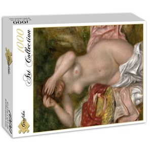 Grafika (01898) - Pierre-Auguste Renoir: "Bather Arranging Her Hair, 1893" - 1000 Teile Puzzle