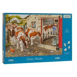 The House of Puzzles (2858) - "Dairy Maids" - 1000 Teile Puzzle
