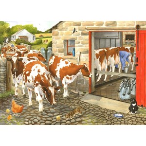 The House of Puzzles (2858) - "Dairy Maids" - 1000 Teile Puzzle