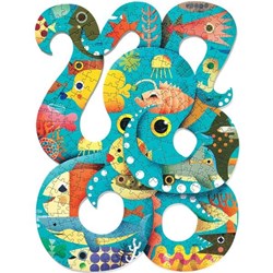Djeco (07651) - "Octopus" - 350 Teile Puzzle
