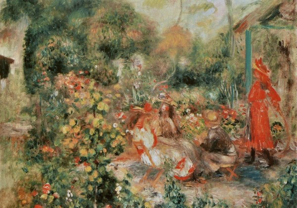 Grafika (00264) - Pierre-Auguste Renoir: "Jeunes Filles dans un Jardin, 1893-1895" - 1000 Teile Puzzle