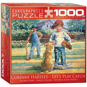Eurographics (8000-0452) - Corinne Hartley: "Fangen spielen" - 1000 Teile Puzzle