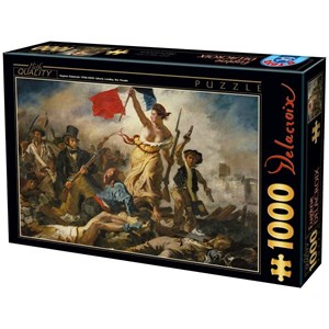 D-Toys (73808) - Eugene Delacroix: "Die Freiheit führt das Volk" - 1000 Teile Puzzle