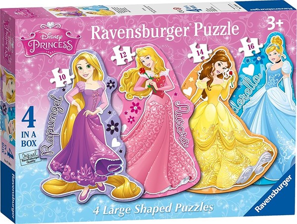 Ravensburger (07398) - "Disney Prinzessinnen" - 10 12 14 16 Teile Puzzle