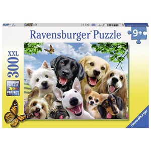 Ravensburger (13228) - Howard Robinson: "Hunde Gesichter" - 300 Teile Puzzle