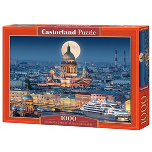 Castorland (C-103447) - "Vollmond über der Isaakskathedrale" - 1000 Teile Puzzle