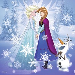Ravensburger (07003) - "Frozen" - 25 36 49 Teile Puzzle