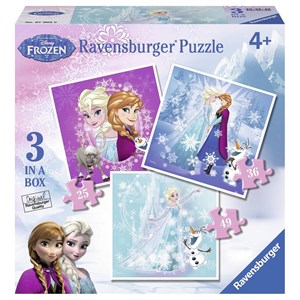 Ravensburger (07003) - "Frozen" - 25 36 49 Teile Puzzle