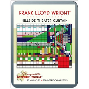 Pomegranate (AA760) - Frank Lloyd Wright: "Theatervorhang" - 100 Teile Puzzle