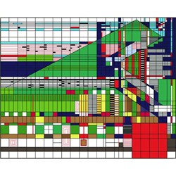 Pomegranate (AA760) - Frank Lloyd Wright: "Theatervorhang" - 100 Teile Puzzle