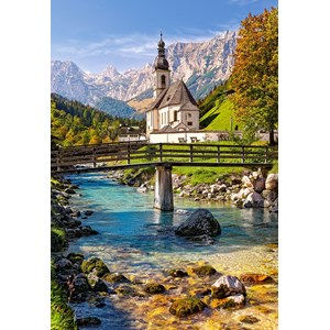 Castorland (C-151615) - "Pfarrkirche Ramsau, Deutschland" - 1500 Teile Puzzle