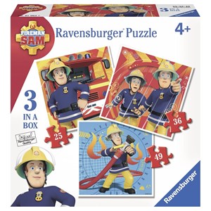 Ravensburger (07065) - "Feuerwehrmann Sam" - 25 36 49 Teile Puzzle