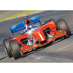 Castorland (B-13364) - "Roter Rennwagen" - 120 Teile Puzzle