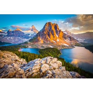Castorland (C-103423) - "Mount Assiniboine in den Rocky Mountains" - 1000 Teile Puzzle