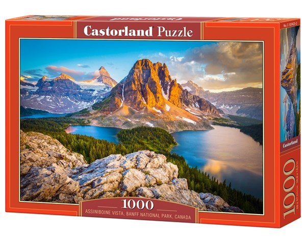 Castorland (C-103423) - "Mount Assiniboine in den Rocky Mountains" - 1000 Teile Puzzle