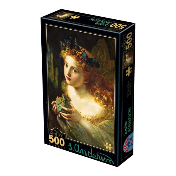 D-Toys (73853) - Sophie Gengembre Anderson: "Take the Fair Face of Woman" - 500 Teile Puzzle