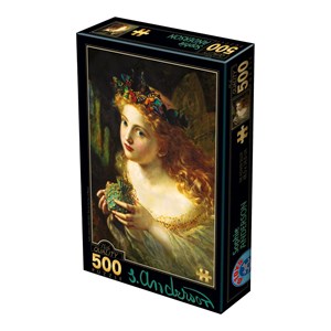 D-Toys (73853) - Sophie Gengembre Anderson: "Take the Fair Face of Woman" - 500 Teile Puzzle