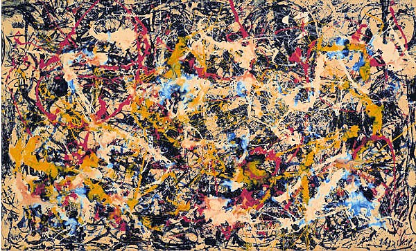 Pomegranate (AA558) - Jackson Pollock: "Convergence, 1952" - 1000 Teile Puzzle