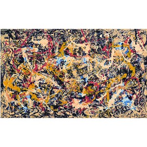 Pomegranate (AA558) - Jackson Pollock: "Convergence, 1952" - 1000 Teile Puzzle
