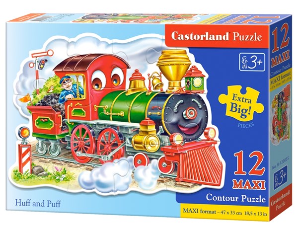 Castorland (B-120055) - "Die Lokomotive" - 12 Teile Puzzle