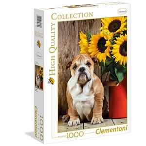 Clementoni (39365) - "Die Bulldogge" - 1000 Teile Puzzle